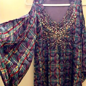 NWOT never worn cold sleeve summer dress!!